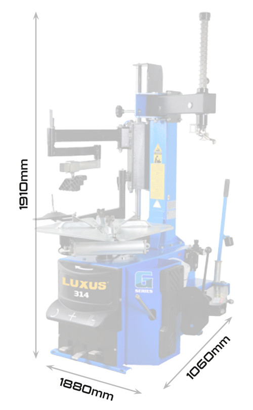 314-dims Luxus 314 G-Series Racing Tyre Changer