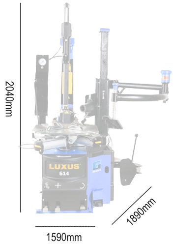 614dims Luxus 614 G-Series Tyre Changer