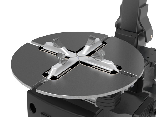 10&rdquo; to 27&rdquo; Clamping, double speed, double rotation system