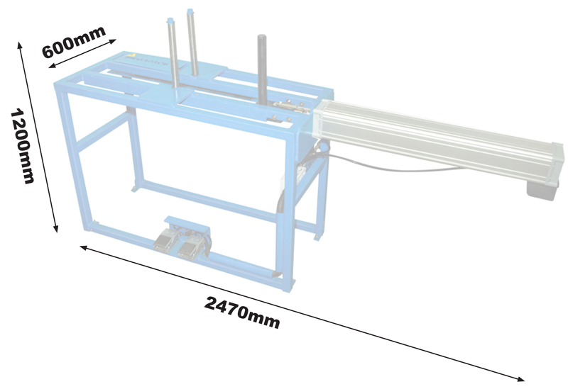 megapack-dims megapack 1 Tyre Packing Machine