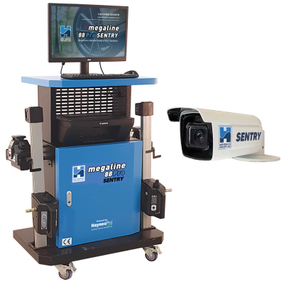 megaline 88 Pro Sentry Wheel Aligner with FREE Sentry Camera Upgrade For Sale